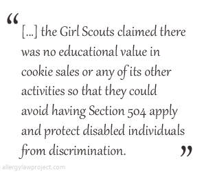“Promise and Law” – Seventh Circuit Court of Appeals’ Ruling about Section 504 and the Girl Scouts