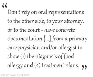 Breaking Up is Hard to Do – Food Allergy Complications in Child Custody